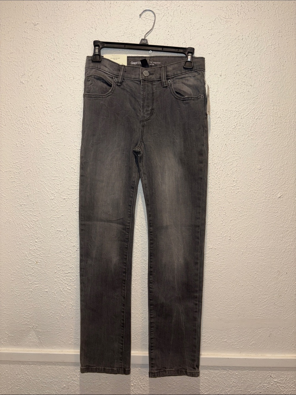 GAP boys Slim Gray Washed Jeans